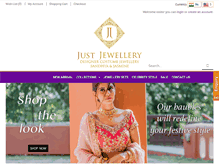 Tablet Screenshot of justjewelleryindia.com